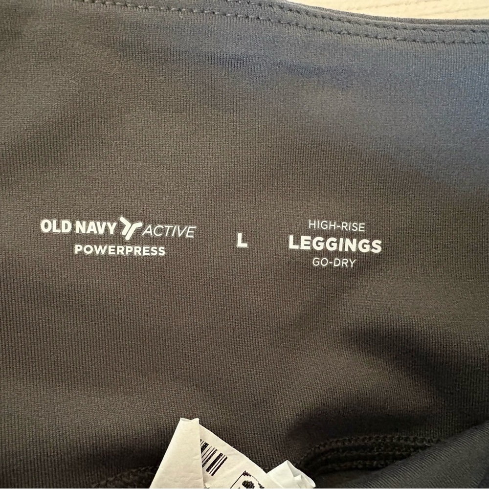 Old Navy Dark Cameo High-Waist Leggings Active Powepress - Picture 6 of 6